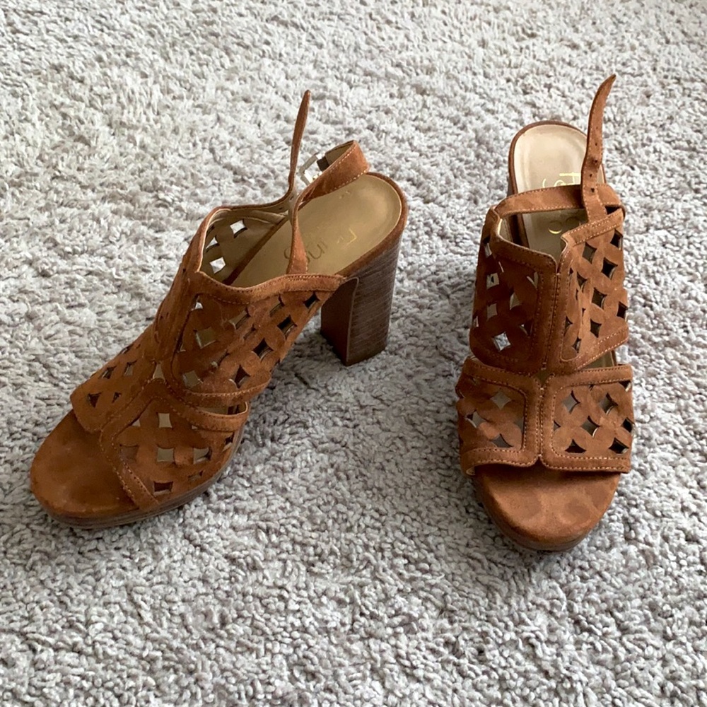 Franco Sarto Brown Sandals